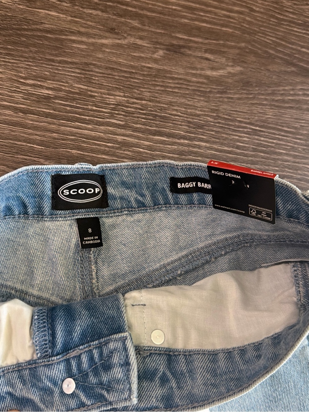 NWT scoop barrel jeans size 8 - Picture 4 of 6